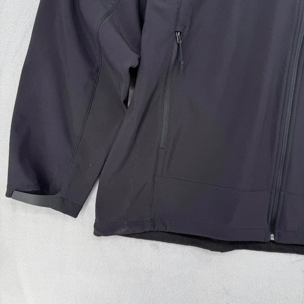 The North Face Jacket Mens XXL Apex Bionic Softshell Windwall Black Outdoor